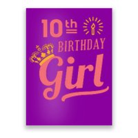 10th Birthday Girl Poster