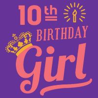 10th Birthday Girl Poster