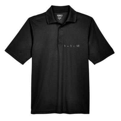 1 + 1 = 10 Developer Programmer Software Engineer Men's Origin Performance Pique Polo