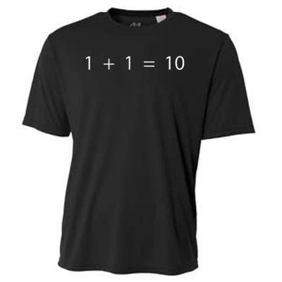 1 + 1 = 10 Developer Programmer Software Engineer Cooling Performance Crew T-Shirt