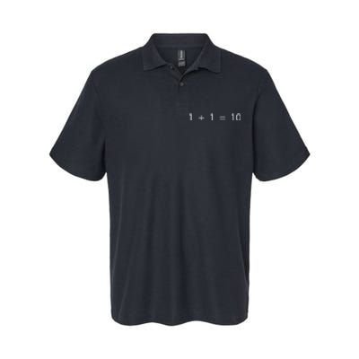 1 + 1 = 10 Developer Programmer Software Engineer Softstyle Adult Sport Polo