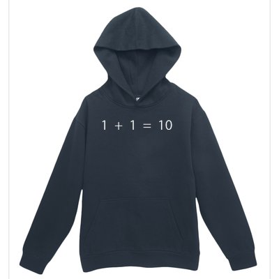 1 + 1 = 10 Developer Programmer Software Engineer Urban Pullover Hoodie