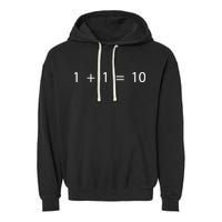 1 1 10 Developer Programmer Software Engineer Garment-Dyed Fleece Hoodie