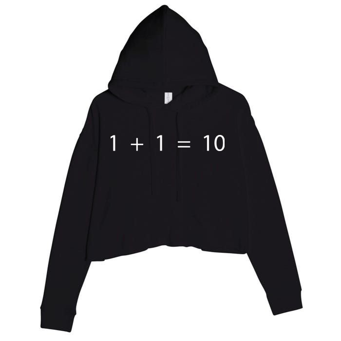 1 1 10 Developer Programmer Software Engineer Crop Fleece Hoodie