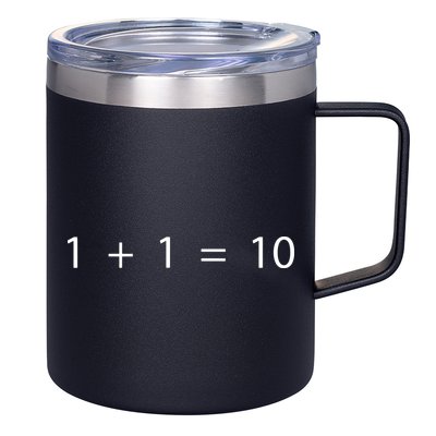 1 1 10 Developer Programmer Software Engineer 12oz Stainless Steel Coffee Mug
