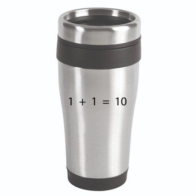 1 1 10 Developer Programmer Software Engineer 16oz Travel Tumbler
