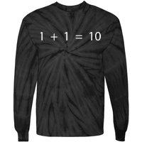 1 1 10 Developer Programmer Software Engineer Tie-Dye Long Sleeve Shirt