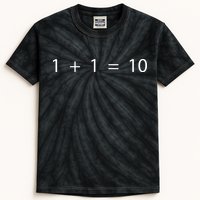 1 1 10 Developer Programmer Software Engineer Kids Tie-Dye T-Shirt