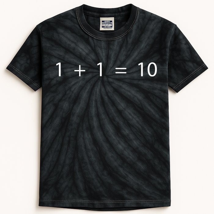 1 1 10 Developer Programmer Software Engineer Kids Tie-Dye T-Shirt
