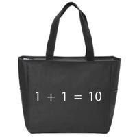 1 1 10 Developer Programmer Software Engineer Zip Tote Bag