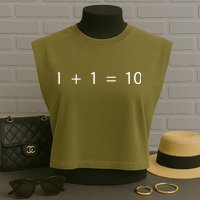1 1 10 Developer Programmer Software Engineer Garment-Dyed Women's Muscle Tee