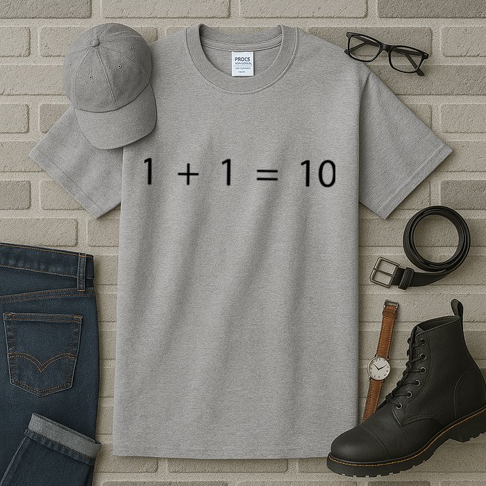 1 1 10 Developer Programmer Software Engineer Tall T-Shirt