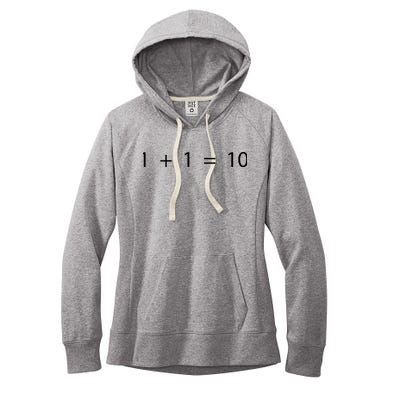 1 1 10 Developer Programmer Software Engineer Women's Fleece Hoodie