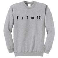 1 1 10 Developer Programmer Software Engineer Tall Sweatshirt