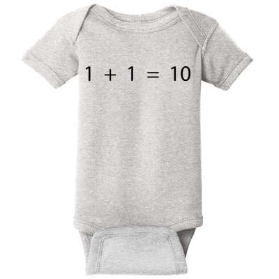 1 1 10 Developer Programmer Software Engineer Baby Bodysuit