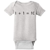 1 1 10 Developer Programmer Software Engineer Baby Bodysuit