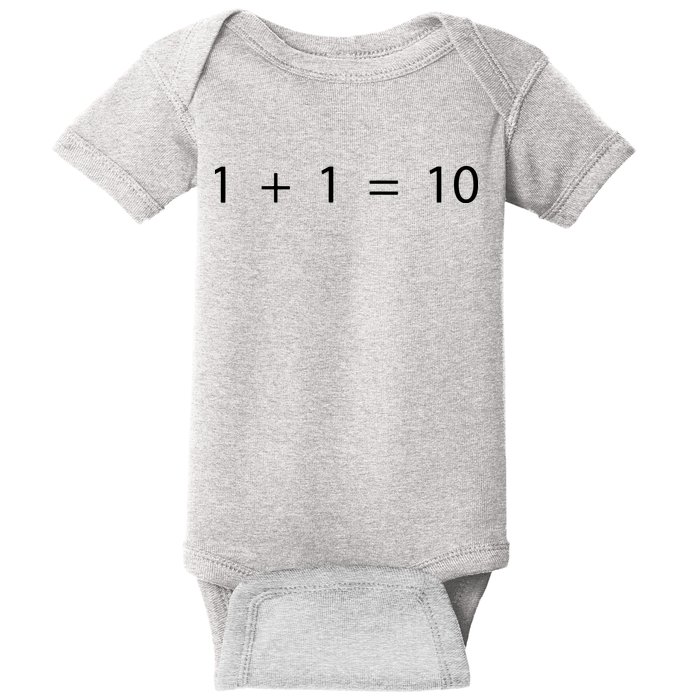 1 1 10 Developer Programmer Software Engineer Baby Bodysuit