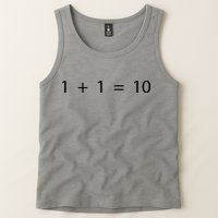 1 1 10 Developer Programmer Software Engineer Tank Top