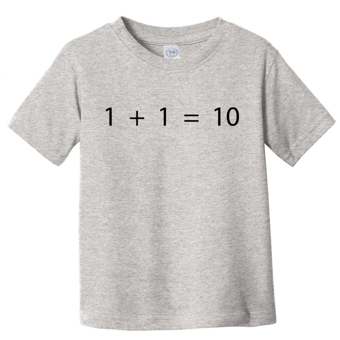 1 1 10 Developer Programmer Software Engineer Toddler T-Shirt