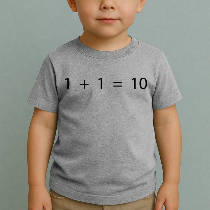 1 1 10 Developer Programmer Software Engineer Toddler T-Shirt