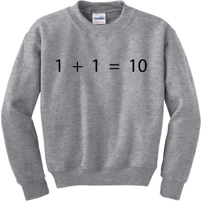1 1 10 Developer Programmer Software Engineer Kids Sweatshirt
