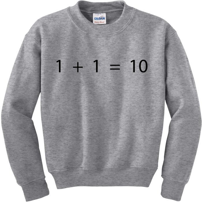 1 1 10 Developer Programmer Software Engineer Kids Sweatshirt