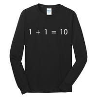 1 1 10 Developer Programmer Software Engineer Tall Long Sleeve T-Shirt