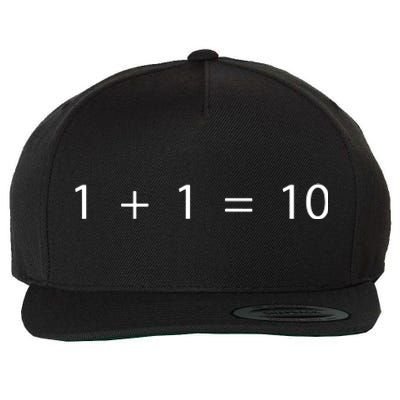 1 1 10 Developer Programmer Software Engineer Wool Snapback Cap