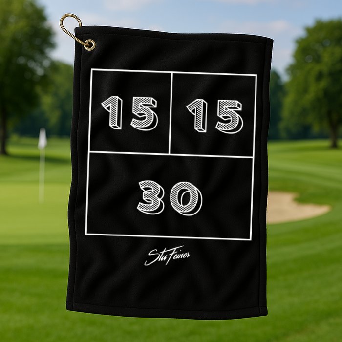 15 15 30 Stu Feiner Golf Towel