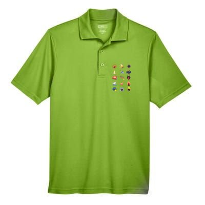 15fearsrisographicons Men's Origin Performance Piqué Polo