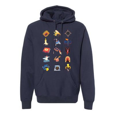 15fearsrisographicons Premium Hoodie