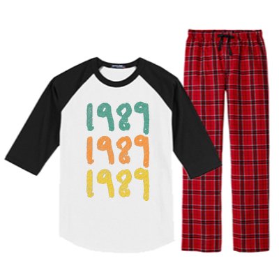 1989 Raglan Sleeve Pajama Set