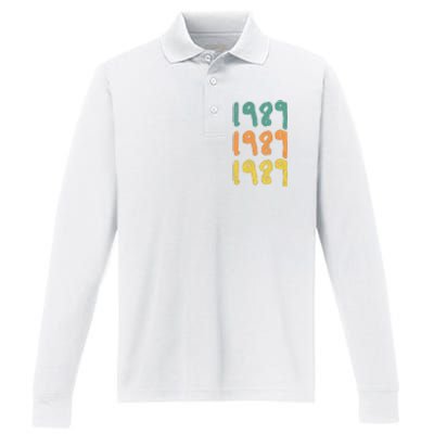 1989 Performance Long Sleeve Polo