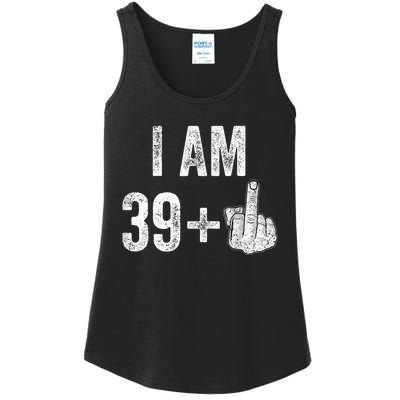 1981 1982 Birthday  Male Him Fun 40 Funny 40th Birthday Ladies Essential Tank