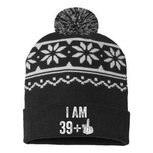 1981 1982 Birthday  Male Him Fun 40 Funny 40th Birthday USA-Made Snowflake Beanie