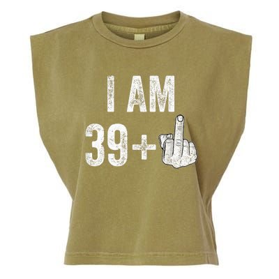 1981 1982 Birthday  Male Him Fun 40 Funny 40th Birthday Garment-Dyed Women's Muscle Tee