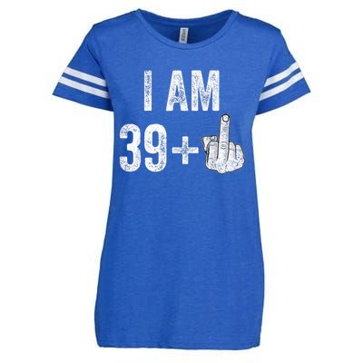 1981 1982 Birthday  Male Him Fun 40 Funny 40th Birthday Enza Ladies Jersey Football T-Shirt