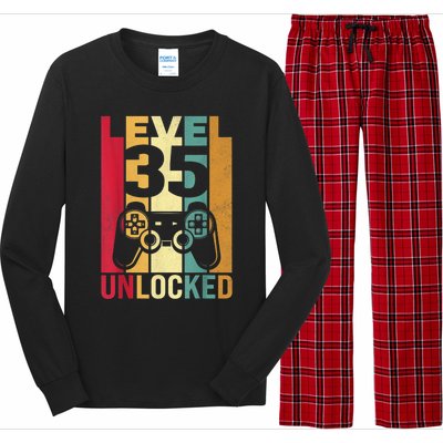 1986 1987 Birthday  Male Him Fun 35 Funny 35th Birthday Long Sleeve Pajama Set