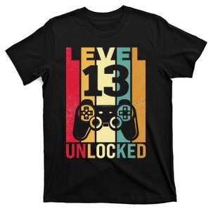 13yr 13 Birthday Son Funny Gamer 13th Years Old Birthday T-Shirt