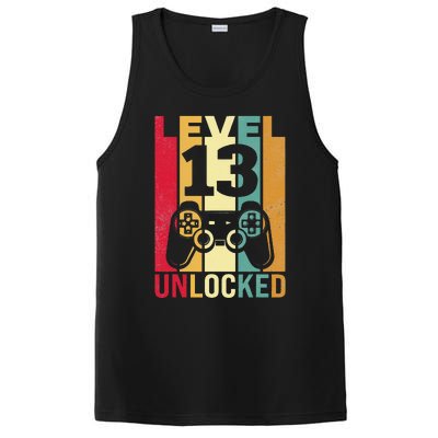 13yr 13 Birthday Son Funny Gamer 13th Years Old Birthday PosiCharge Competitor Tank