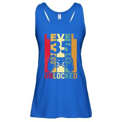 1986 1987 Birthday Male Him Fun 35 Funny 35th Birthday Ladies Essential Flowy Tank