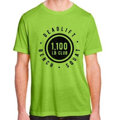 1 100lb Club Powerlifting Gym Elite Strength Workout Novelty Funny Gift Adult ChromaSoft Performance T-Shirt