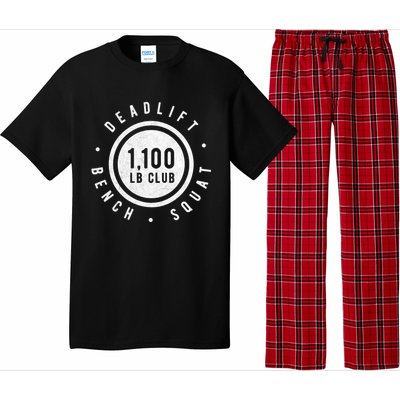 1 100lb Club Powerlifting Gym Elite Strength Workout Novelty Funny Gift Pajama Set