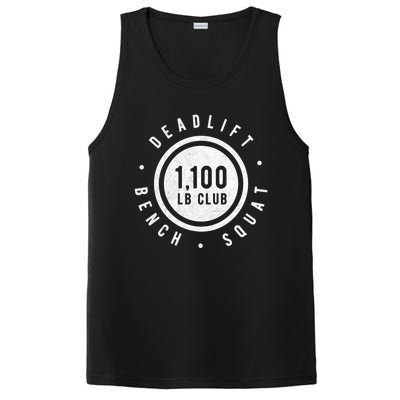 1 100lb Club Powerlifting Gym Elite Strength Workout Novelty Funny Gift PosiCharge Competitor Tank