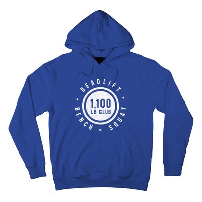 1 100lb Club Powerlifting Gym Elite Strength Workout Novelty Funny Gift Hoodie