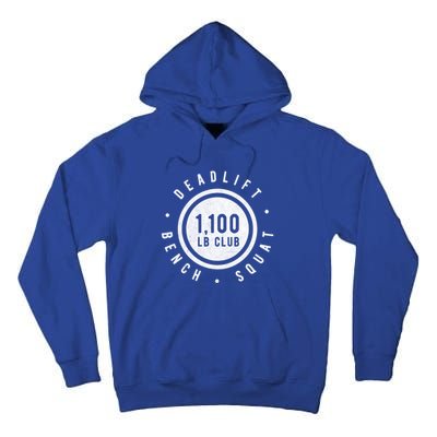 1 100lb Club Powerlifting Gym Elite Strength Workout Novelty Funny Gift Tall Hoodie