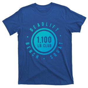 1 100lb Club Powerlifting Gym Elite Strength Workout Novelty Funny Gift T-Shirt