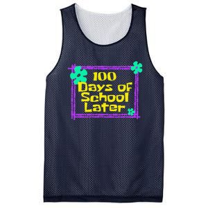 100th 100 Days Of School Later 100th Day Of School Teacher Mesh Reversible Basketball Jersey Tank