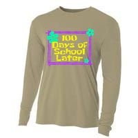 100th 100 Days Of School Later 100th Day Of School Teacher Cooling Performance Long Sleeve Crew
