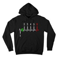 1n23456 1 Down 6 Up Motorcycle Shift Pattern Hoodie